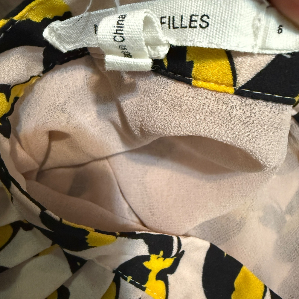 Anthropologie x Avec Le Filles Pleated Midi Skirt Tropical Toucan Size 6 Preppy - Picture 5 of 9
